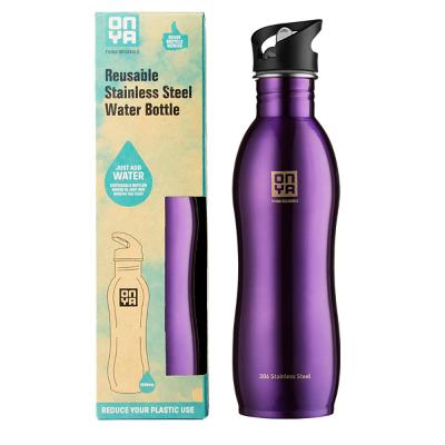 H2Onya Stainless Steel Bottle 1000ml Purple